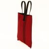 Cabas toile rouge HERMES