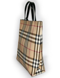 Sac tartan toile enduite BURBERRY