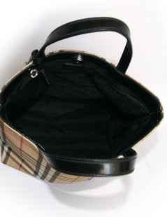 Sac tartan toile enduite BURBERRY