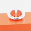 bague HERMES t59 argent massif