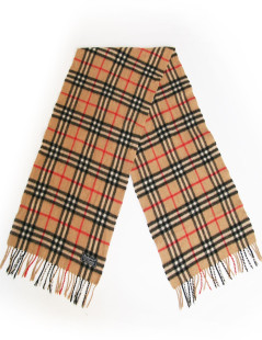 Echarpe cachemire tartan BURBERRY