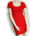 Dress CHANEL T36 coral tweed