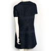 Robe CHANEL, t 44 tweed bleu et blanc