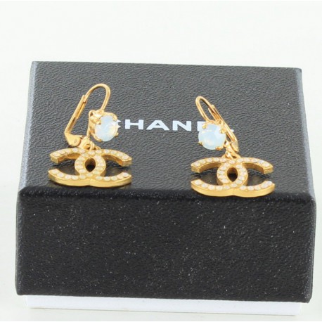 clous d'oreille CHANEL double C