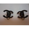 Clips CC noir CHANEL