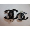 Clips CC noir CHANEL