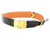 Ceinture croco HERMES vintage 