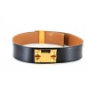 Ceinture médor HERMES noir