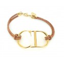 DIOR leather cord bracelet