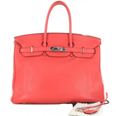 Birkin 35 HERMES jaipur taurillon clémence 