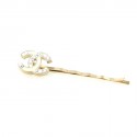 Clip in hair CHANEL double C beige