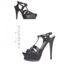 Sandals YVES SAINT LAURENT "Tribute" T 36.5 patent leather