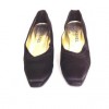 Black couture CHANEL T38 pumps