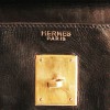 Sac kELLY 32 HERMES en cuir box noir 