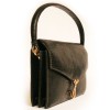 Sac HERMES noir en Lézard niloticus Vintage