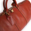 Brown LOUIS VUITTON epi leather keepall bag