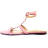 Sandales plates 'Rockstud' VALENTINO t 38 rose 