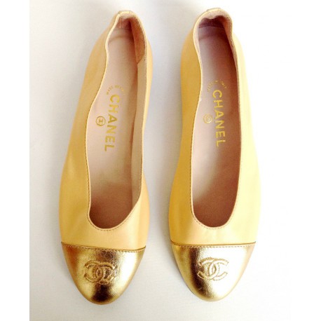 Ballerinas CHANEL two-tone T40