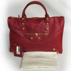 Sac de weekend BALANCIAGA rouge