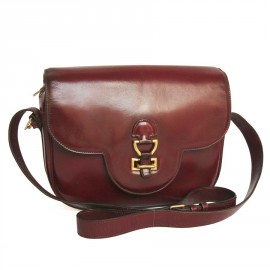 HERMES Vintage bag red H