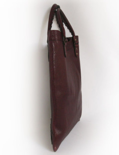 Sac cabas BALANCIAGA cuir bordeaux