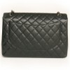 Sac maxi jumbo CHANEL veau grainé noir