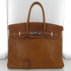 Birkin 35 barenia gold HERMES