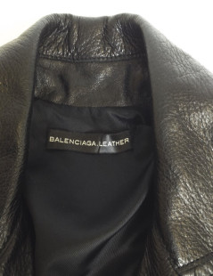 Perfecto en cuir noir BALENCIAGA T 36 