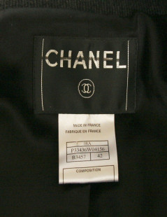 Manteau CHANEL gris en laine