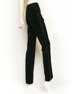 Pantalon VALENTINO en velours noir