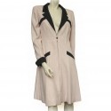 Robe Manteau CHANEL rose pâle T 40