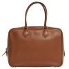 Sac "Plume" HERMES box havane