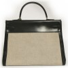 Kelly 35 HERMES toile et cuir 