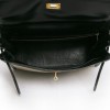 Kelly 35 HERMES toile et cuir noir