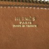 Mini bolide HERMES cuir courchevel gold