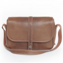 "Nouméa" HERMES brown leather Messenger bag