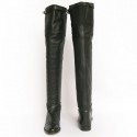 Waders HERMES T39.5 black lambskin