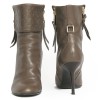 Boots LOUIS VUITTON t 38.5 cuir marron