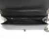 Sac "Boy" CHANEL en cuir lisse noir