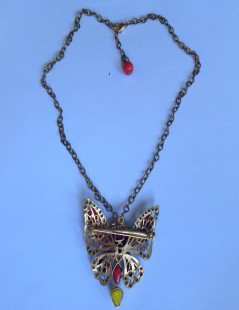 Collier papillon MARGUERITE DE VALOIS