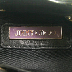 Mini sac JIMMY CHOO cuir et serpent noir