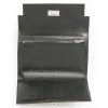 Portefeuille Kelly HERMES cuir de box noir