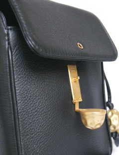 Sac bijou FENDI cuir noir