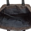 Sac CHANEL en toile monogram marron et noir