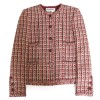 Veste CHANEL en tweed multicolore T38