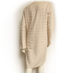 Manteau ROCHAS en coton beige