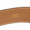 Ceinture Médor HERMES cuir swift orange H