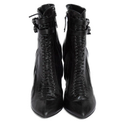 Boots NINA RICCI T 38 cuir noir