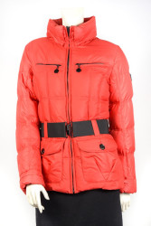 Parka VUARNET T42 rouge col renard