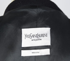 Trench YVES SAINT LAURENT  t 44 laine noire